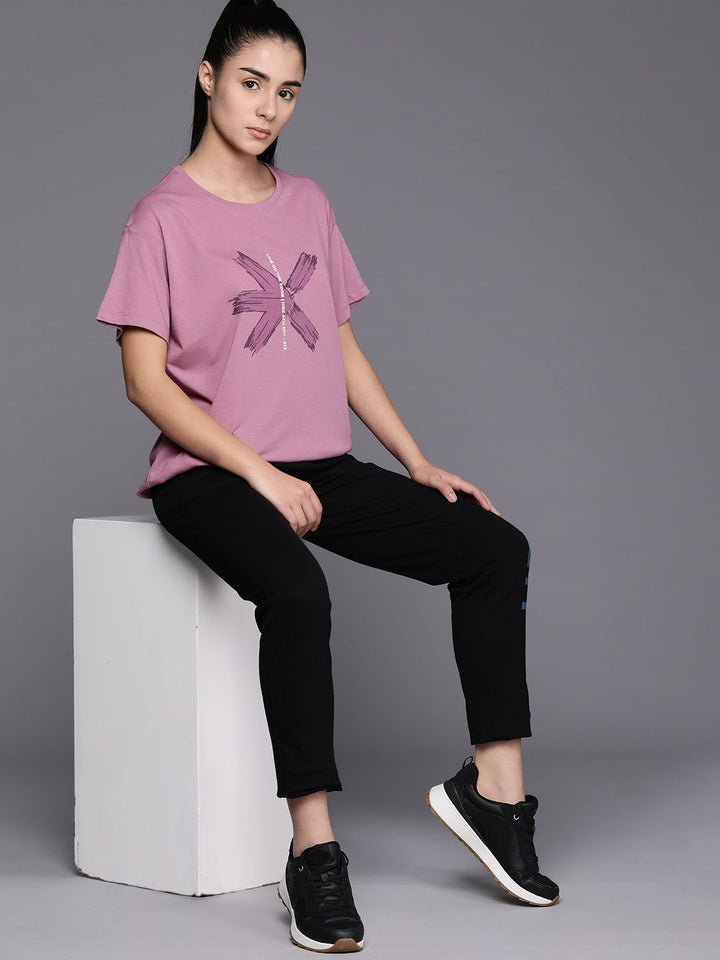 HRX by Hrithik Roshan Women Typography Printed T-shirt