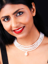 VOGUE PANASH Brass Gold-Plated Necklace
