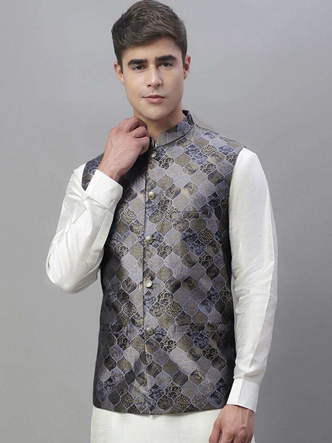 Anouk Men Woven Design Jackets