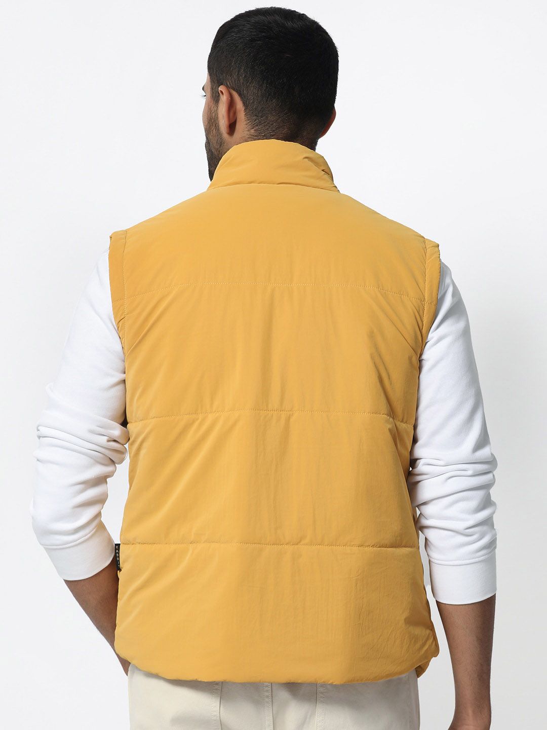 RARE RABBIT Men Colson Puffer Mock Collar Padded Jacket