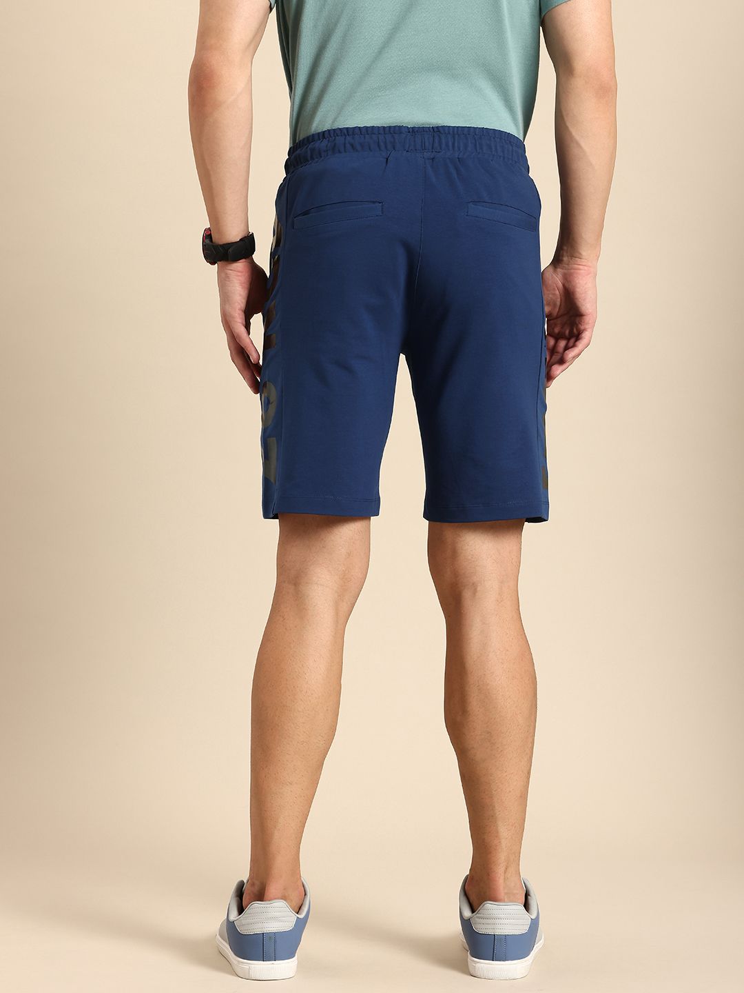 Being Human Typography Printed Regular Shorts