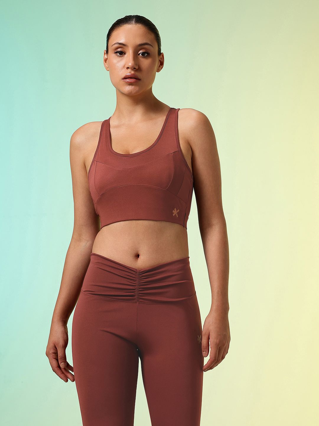 HRX by Hrithik Roshan Full Coverage Rapid-Dry Training Workout Bra HR_SS25_W_BA_KT126_03_C