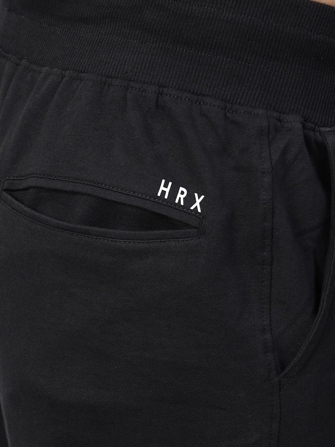 HRX by Hrithik Roshan Men Black Slim Fit Athleisure Solid Joggers