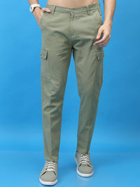 Lelaki Highlander Tapered sesuai dengan Cargo Cotton Plain Mid Rise Pepejal