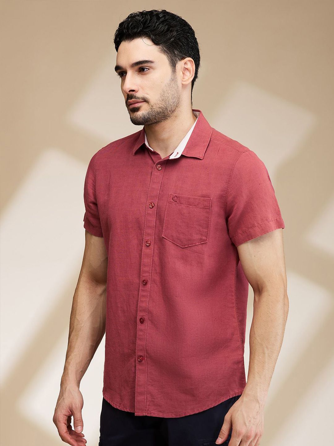 Being Human Men Slim Fit Opaque Casual Shirt