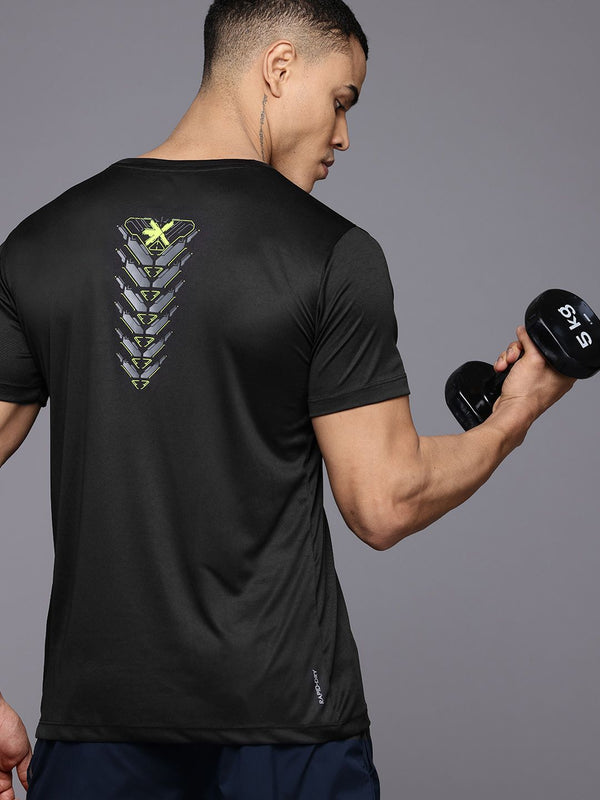 HRX by Hrithik Roshan Printed Rapid-Dry Training T-shirt