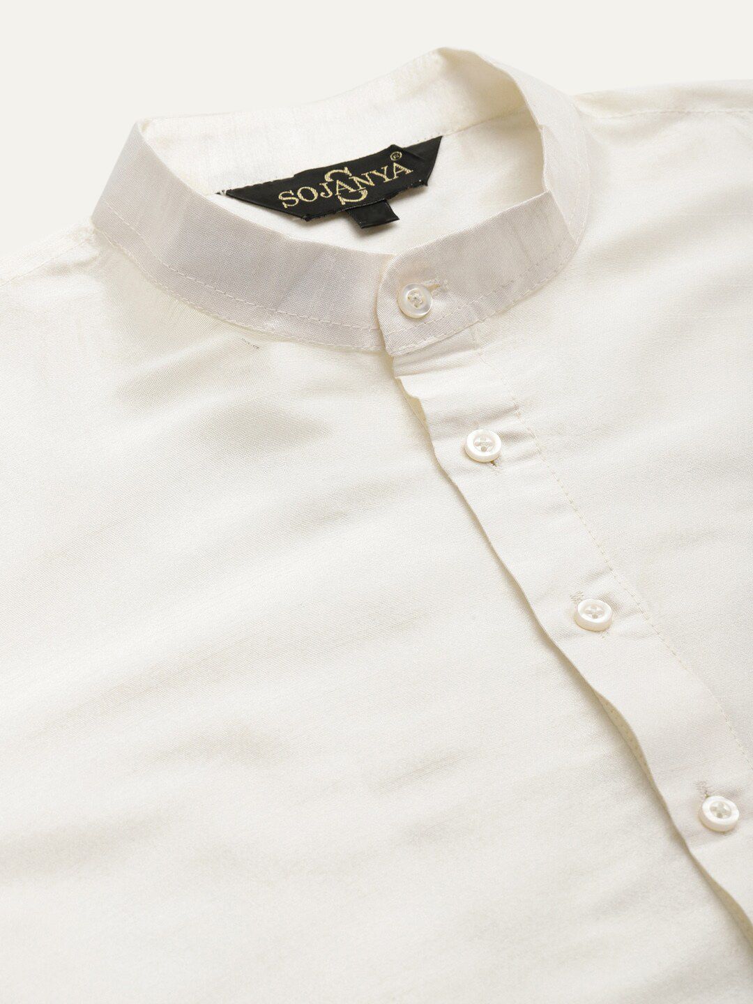 SOJANYA Manadrin Collar Kurta with Churidar & Nehru Jacket