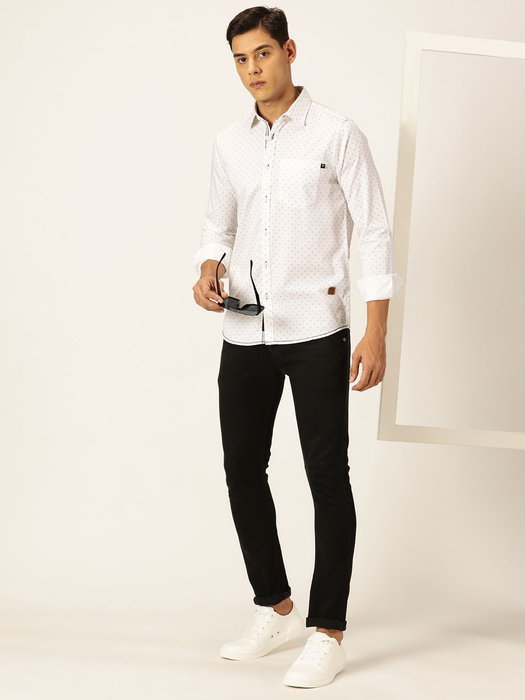 Thomas Scott Premium Opaque Printed Cotton Casual Shirt