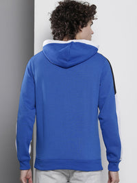 Sweatshirt Bercetak Bercetak Blue & Black Indian