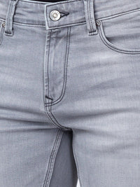 Spykar Men Slim sesuai dengan seluar jeans pudar berat rendah