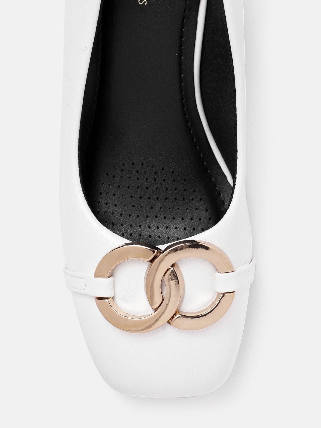 Lino Perros Women Metallic Detail Block Heel Pumps