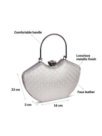 Mochi Textured Box Clutch