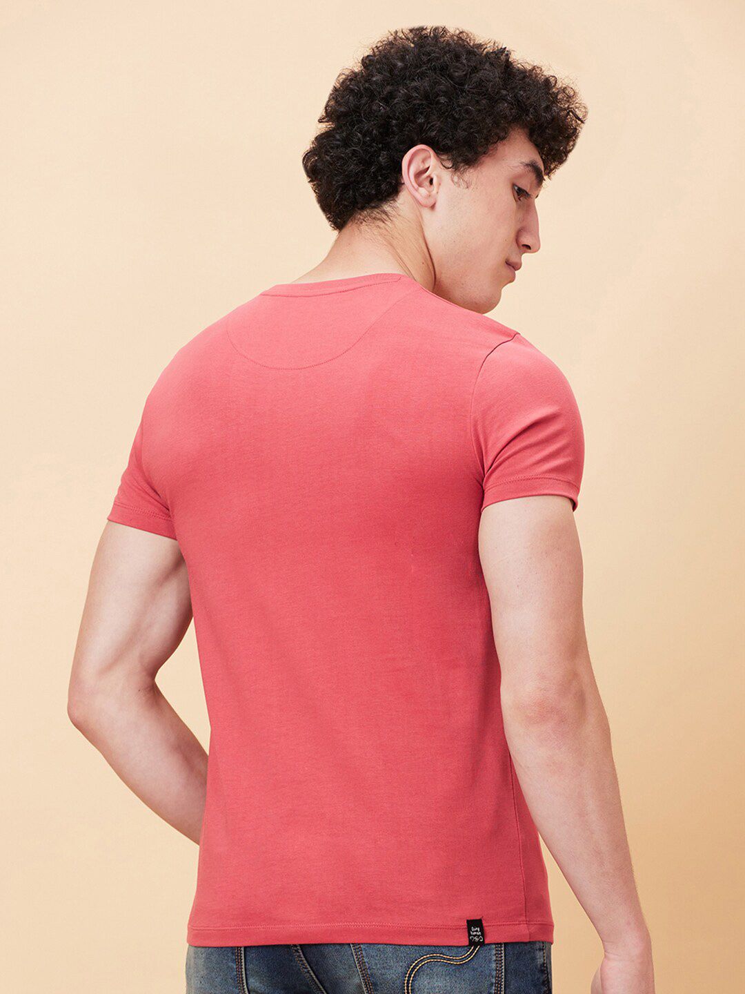 Being Human Typography Printed Round Neck Short Sleeves T-shirt