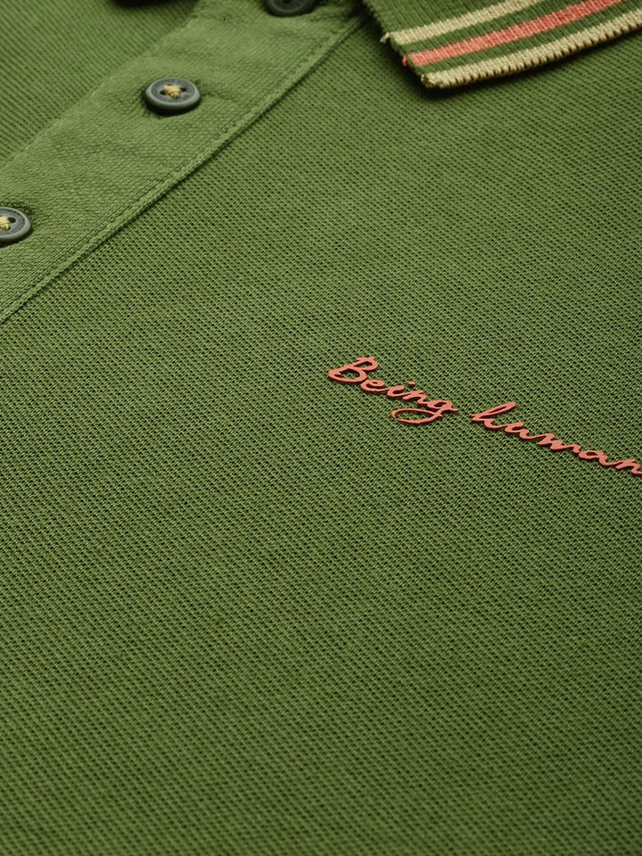 Menjadi t-shirt kapas polo manusia polo manusia