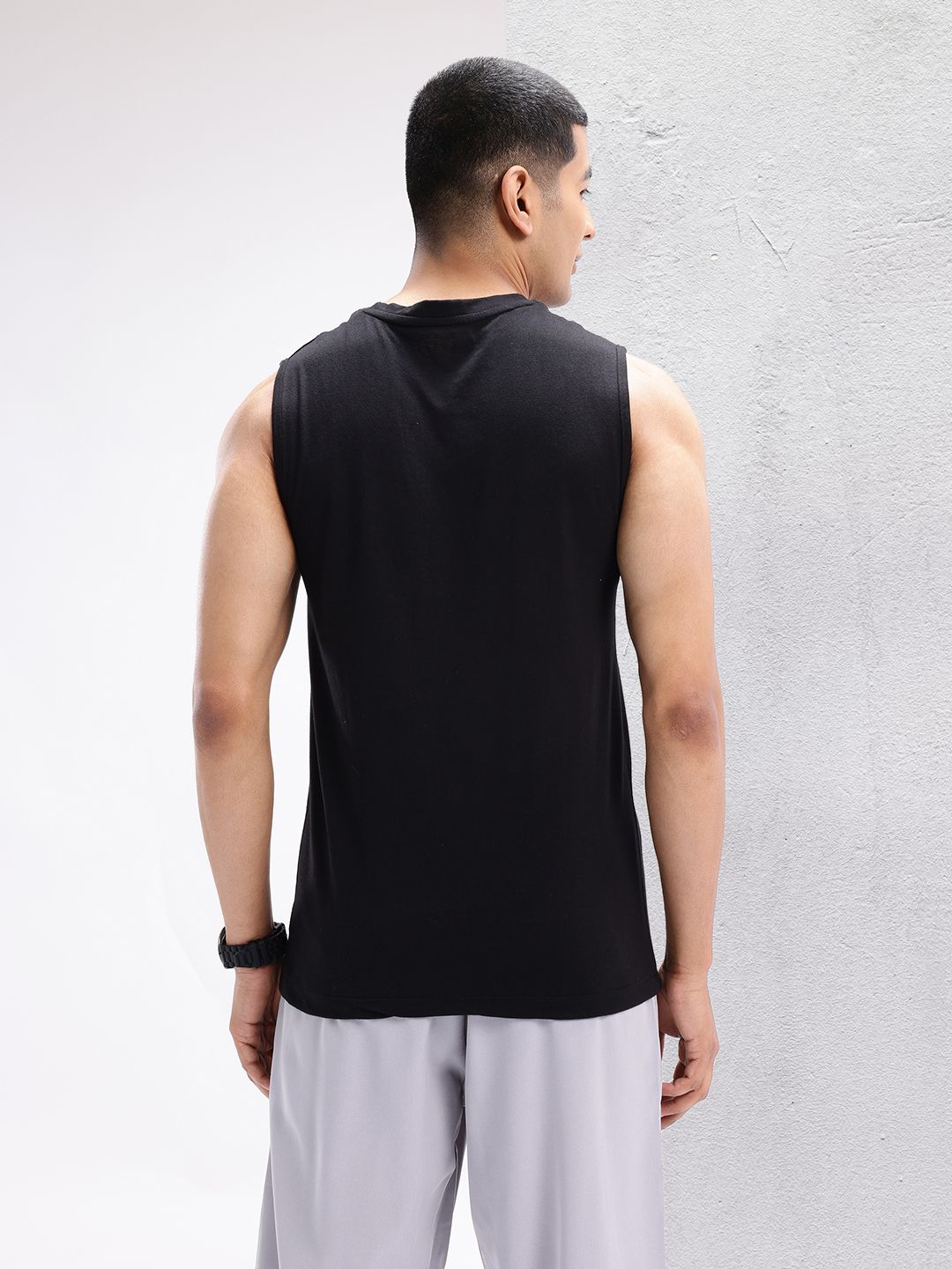 HRX by Hrithik Roshan Typography Print Lifestyle Sleeveless T-shirt