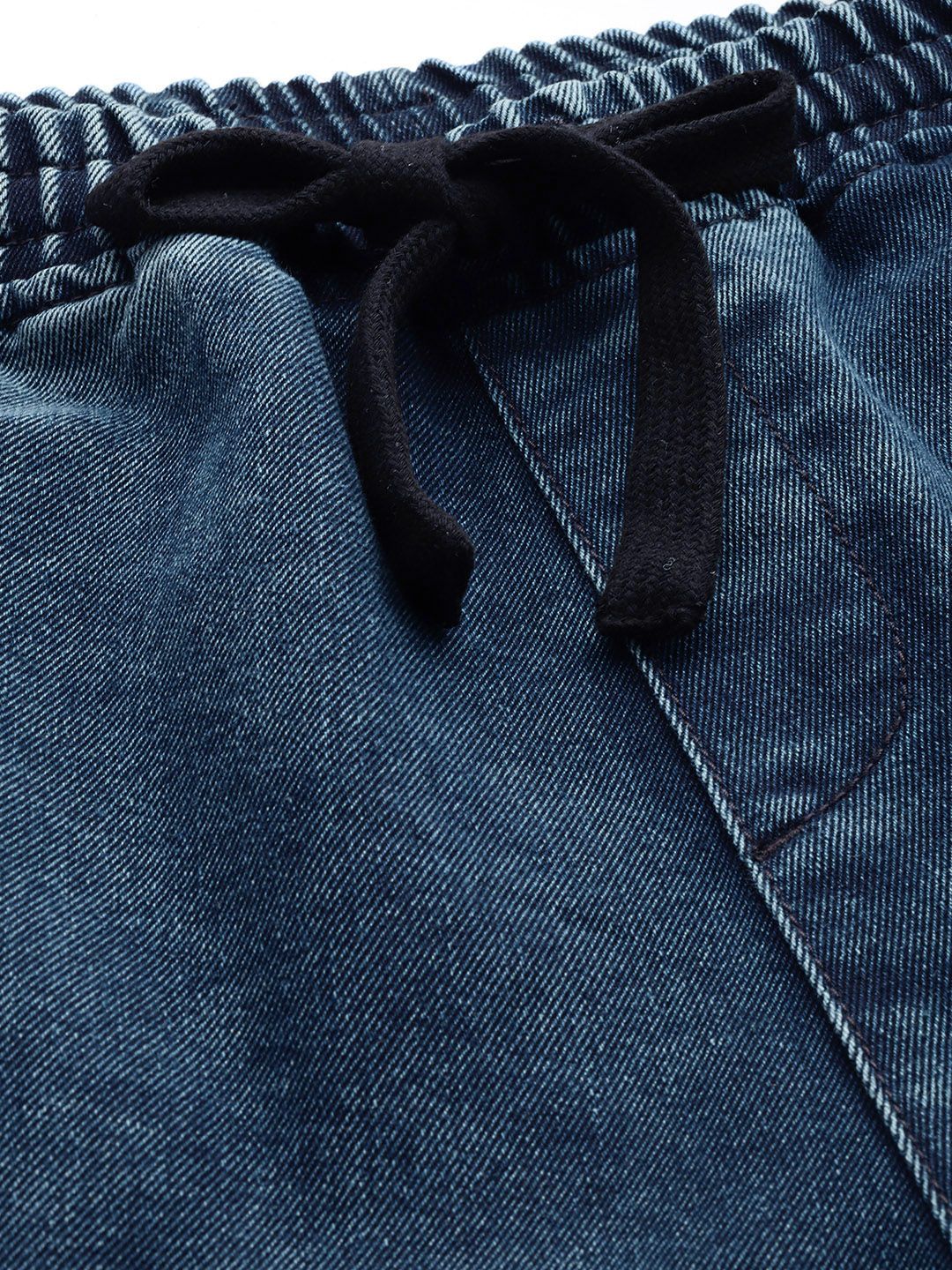 The Indian Garage Co Men Barrel Fit Stretchable Jeans