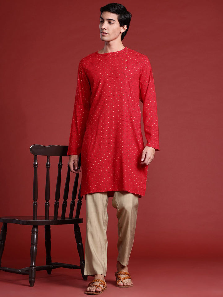 Anouk Tyohaar Collection Ethnic Motifs Print Straight Kurta