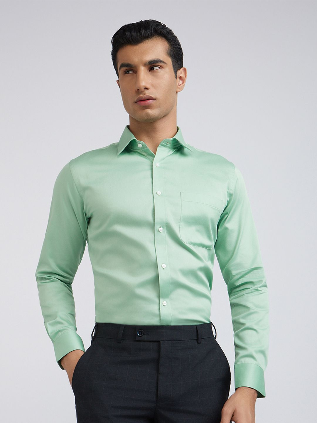 Raymond Pure Cotton Slim Fit Formal Shirt