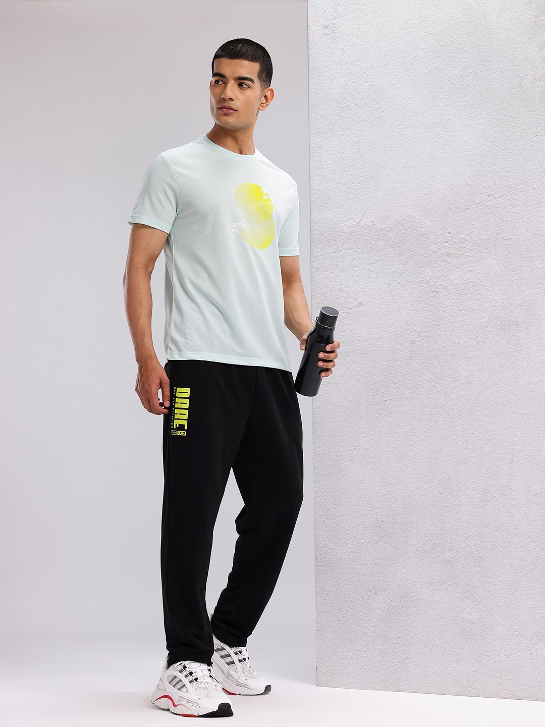 HRX by Hrithik Roshan Graphic Printed Perforated Rapid-Dry Running T-shirt