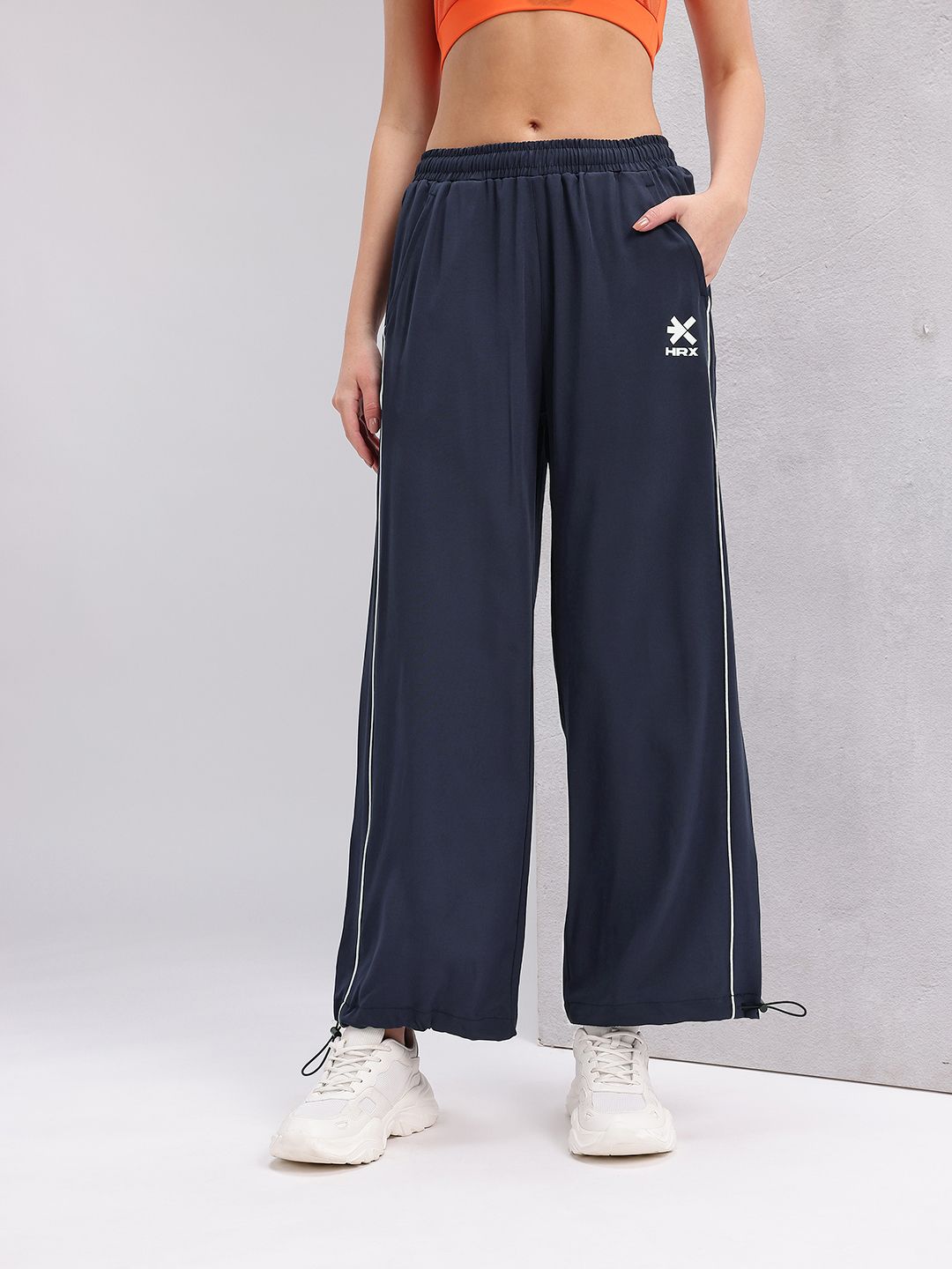 HRX by Hrithik Roshan Women Piping Detail Lifestyle Track Pants