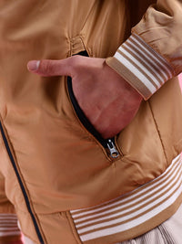 The Indian Garage Co Men Solid Regular Fit Bomber Jacket