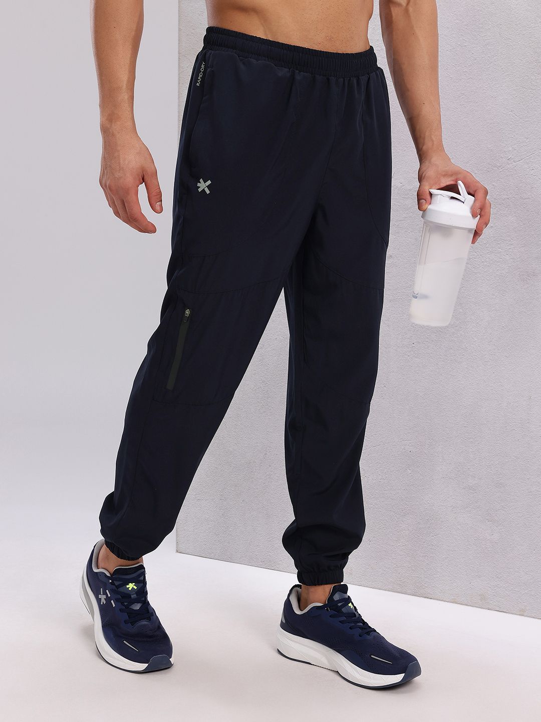 HRX by Hrithik Roshan Men Zip Detail Training Joggers