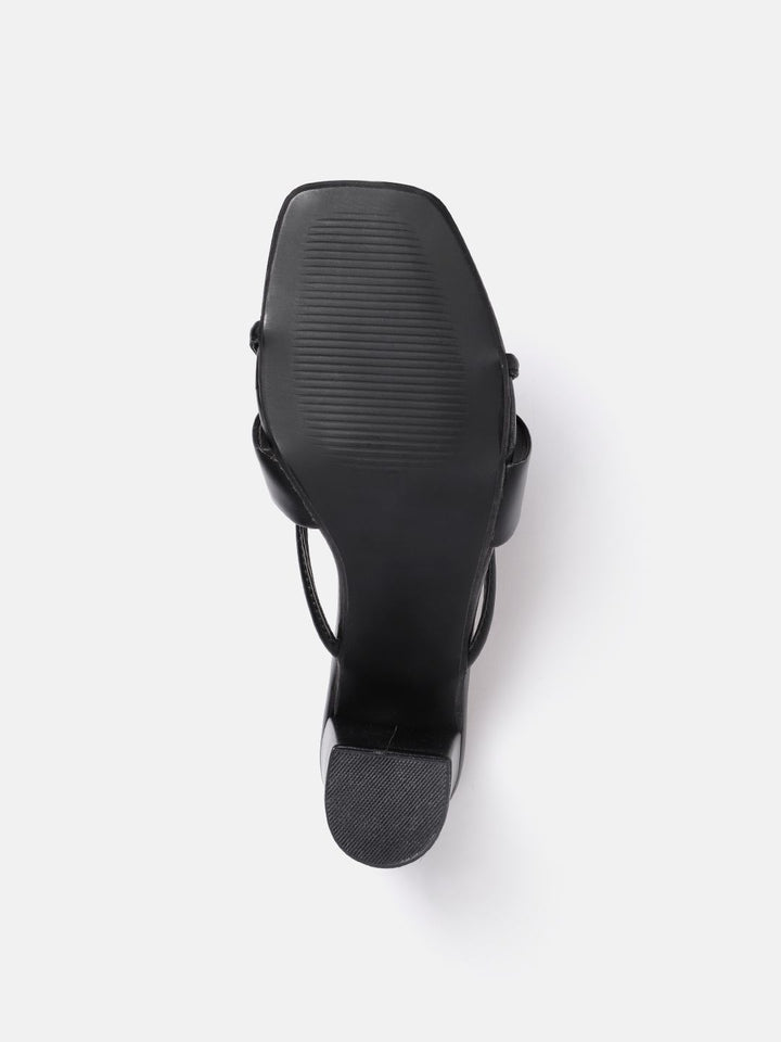 DressBerry Open Toe Block Heel