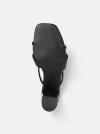 DressBerry Open Toe Block Heel