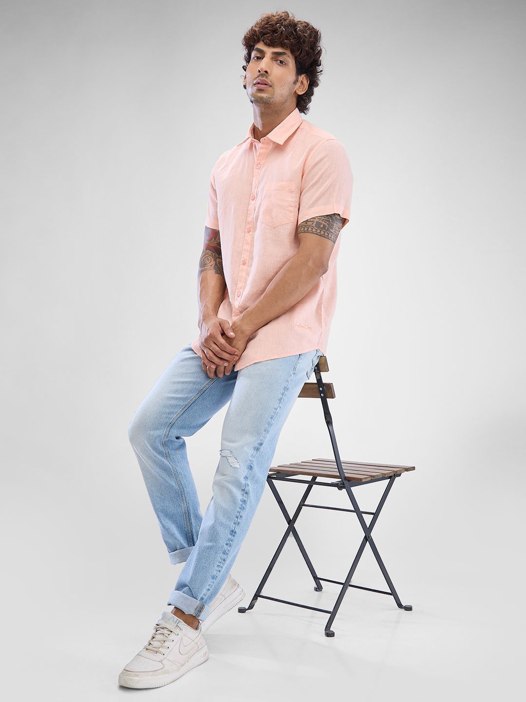 SPYKAR Men Slim Fit Opaque Casual Shirt