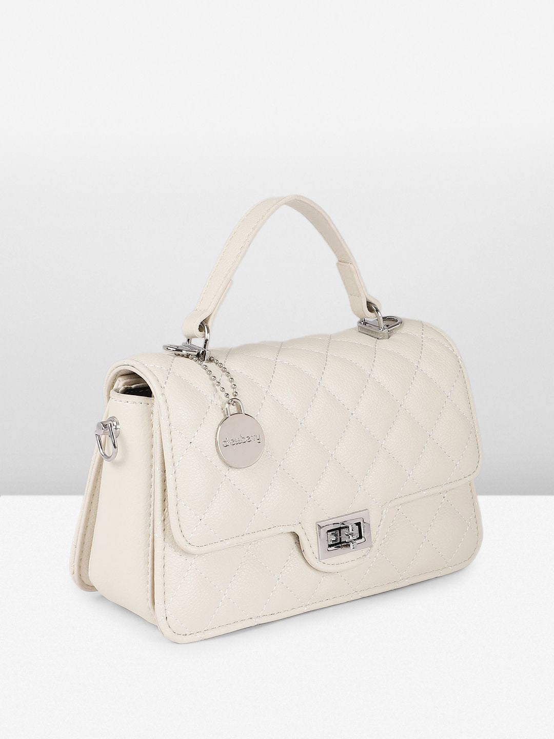 DressBerry Textured Structured Sling Bag with Quilted