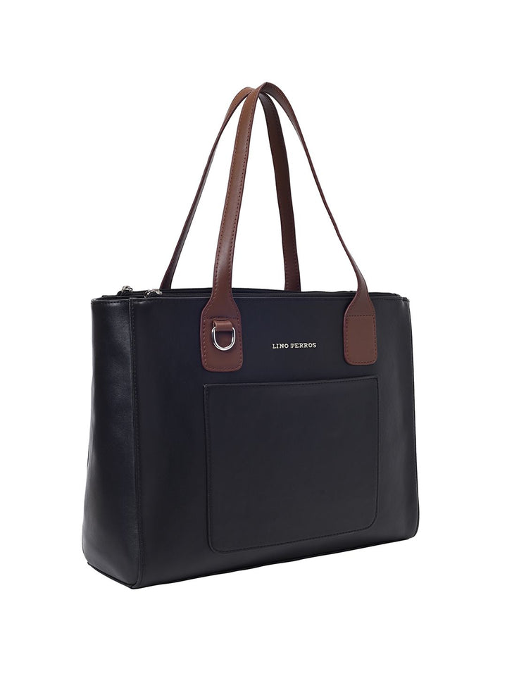 Lino Perros Structured 16 Inch Laptop Shoulder Bag