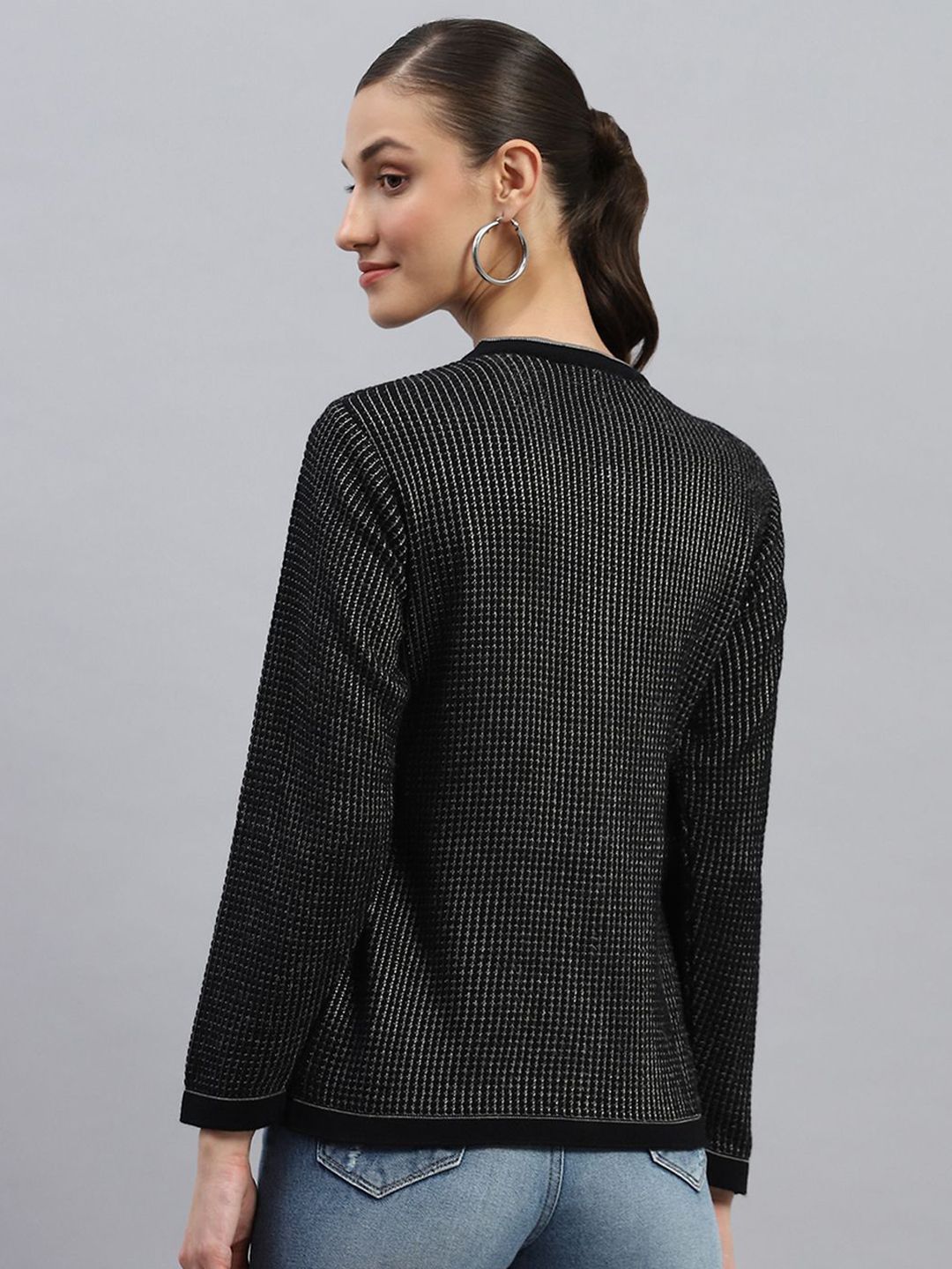 Monte Carlo Women Floral Embroidered Cardigan