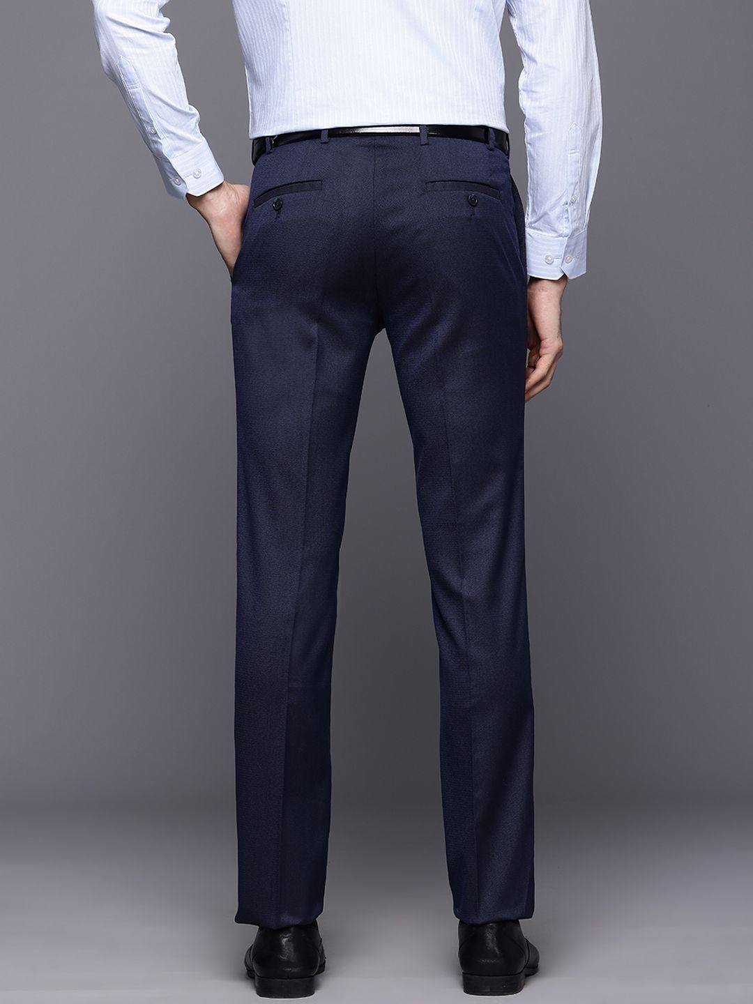 Raymond Men Slim Fit Formal Trousers