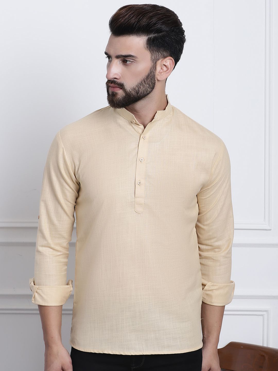 Anug oleh SOJANYA Men Beige Kurta