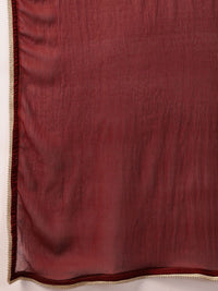 House of Pataudi Embroidered Anarkali Jashn Kurta with Palazzos & Dupatta