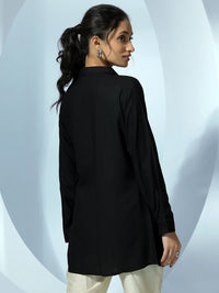 Libas Women Shirt Collar Long Sleeves Tunic