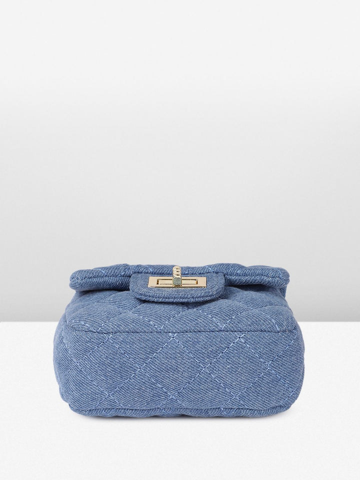 DressBerry Textured Miniature Sling Bag with Quilted
