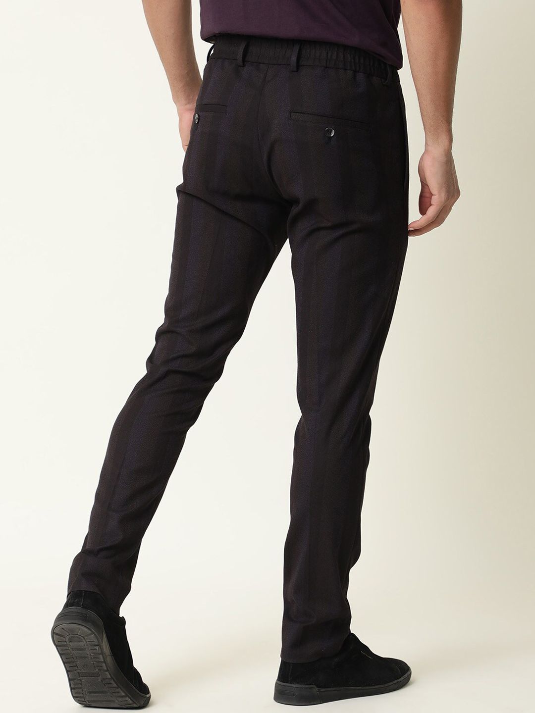 RARE RABBIT Men Onio Mid-Rise Slim Fit Trouser
