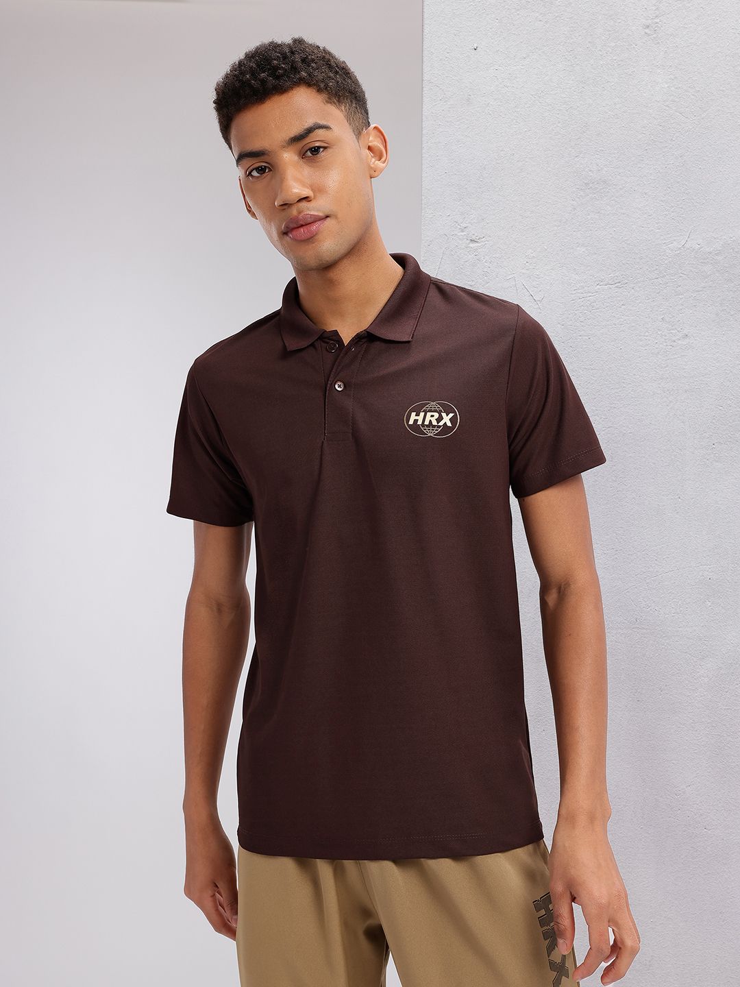 HRX by Hrithik Roshan Polo Collar T-shirt