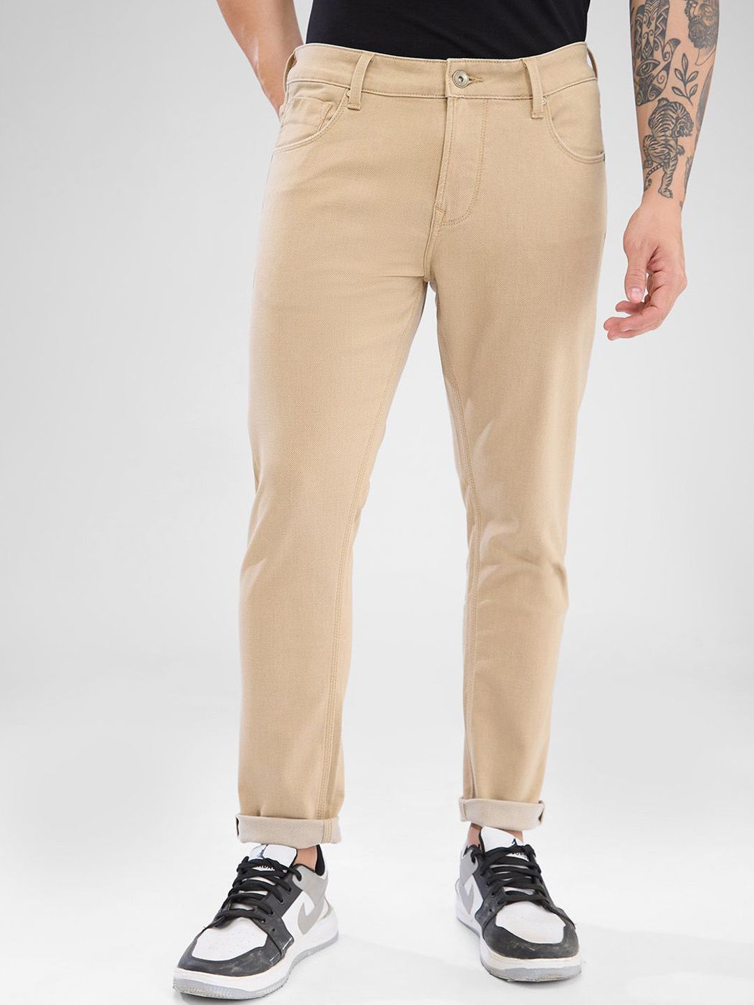 SPYKAR Men Slim Fit Mid-Rise Cotton Stretchable Jeans