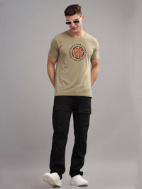 ADRO Men Typography Printed T-shirt