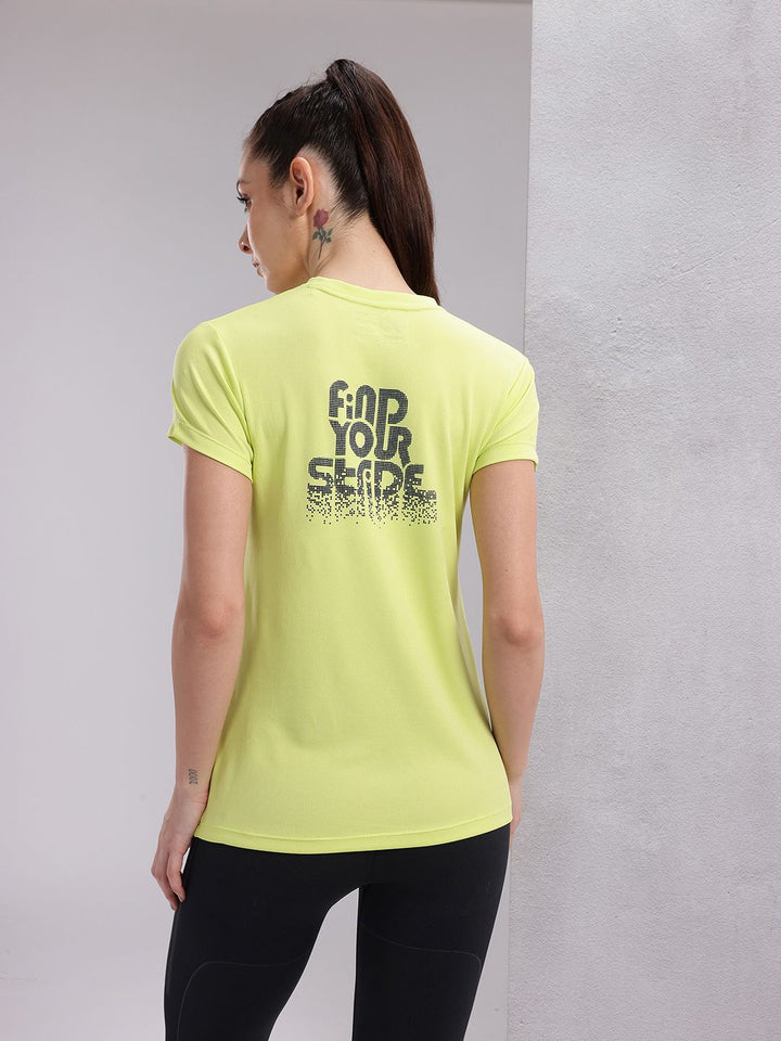 HRX by Hrithik Roshan Couple Tee Collection Typography Print Rapid-Dry Running T-shirt