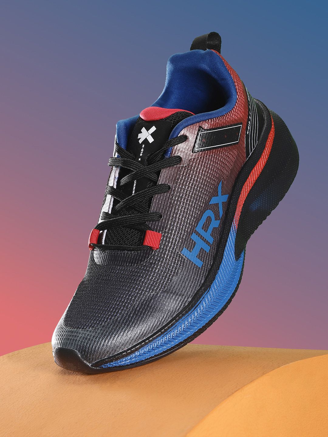 HRX by Hrithik Roshan Men Woven Design Round-Toe Pickleball Shoes