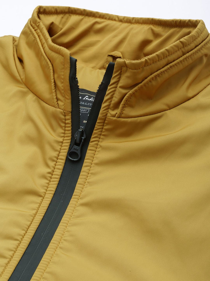The Indian Garage Co Men Zip-Front Bomber Jacket with Insert Pockets