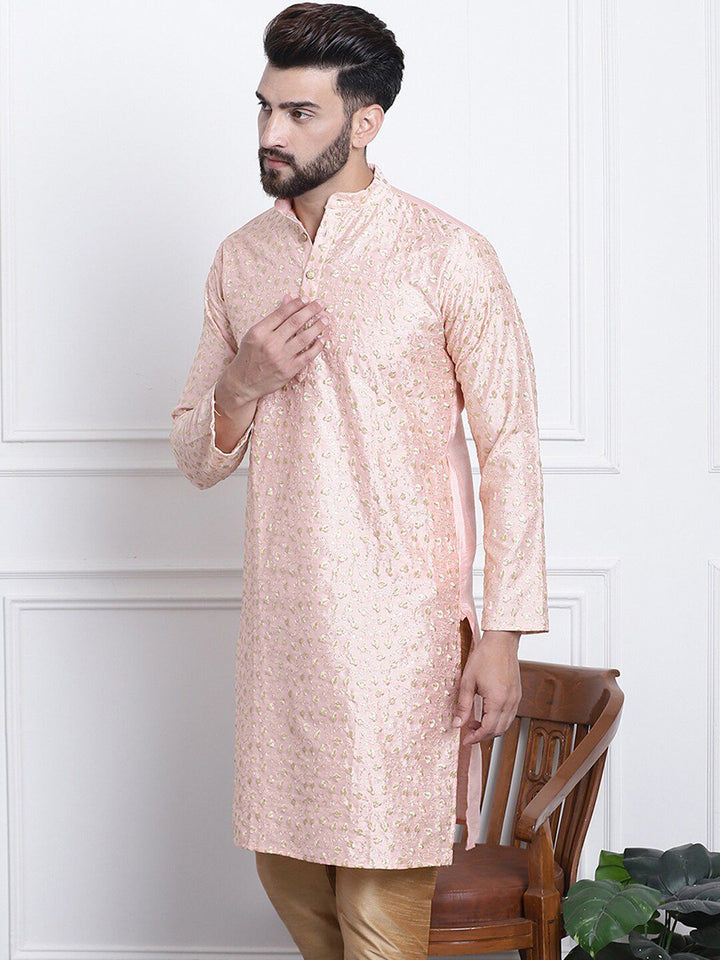 SOJANYA Floral Embroidered Straight Kurta