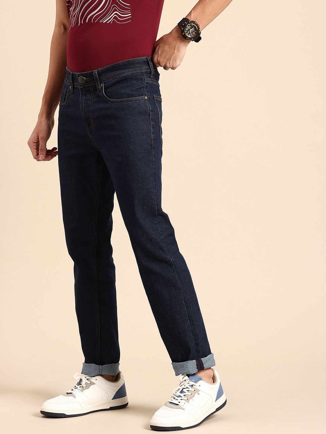 Being Human Men Straight Fit Jeans