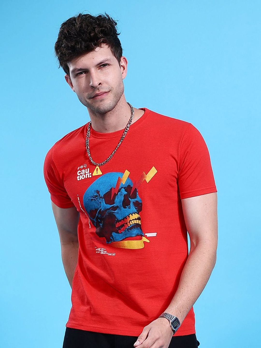 The Indian Garage Co Men Graphic Printed T-shirt