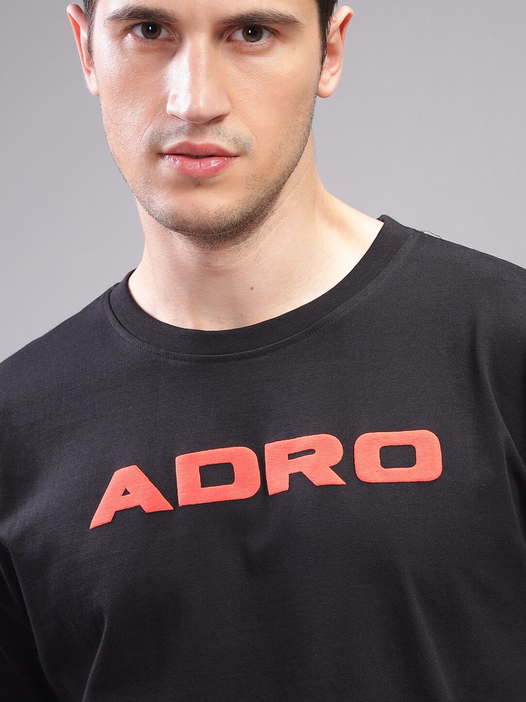 ADRO Men Typography Printed T-shirt