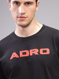 ADRO Men Typography Printed T-shirt