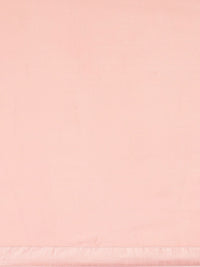 Saree mall Peach-Coloured Embroidered Detail Half & Half Saree